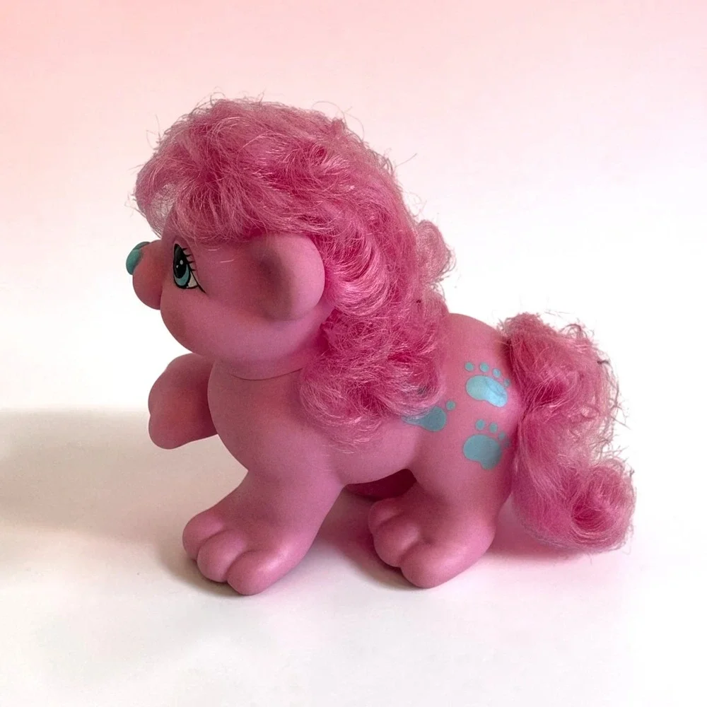Vintage‎ 1987 Hasbro My Little Pony Friends Kingsley the Lion Pink Figure G1 Toy